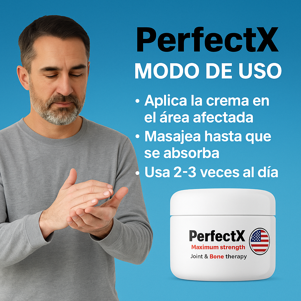 ¡Elimina el dolor de articulaciones con PerfectX! Terapia efectiva para músculos y huesos