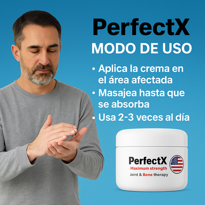 ¡Elimina el dolor de articulaciones con PerfectX! Terapia efectiva para músculos y huesos